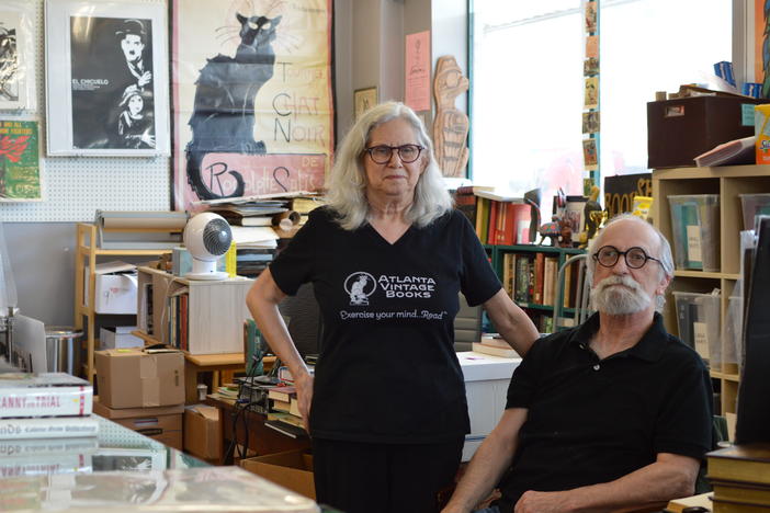 Jan Bolgla and Bob Roarty have owned and operated Atlanta Vintage Books for more than 16 years.
