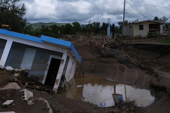 The coastal communities of Salinas near the Rio Nigua experienced massive flooding during Hurricane Fiona.