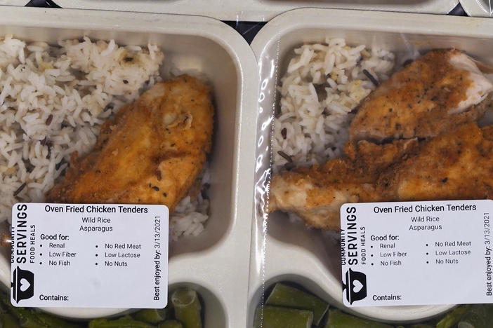 The White House is proposing pilot programs for Medicare to cover medically tailored meals — like the ones in this file photo — as well as nutrition and obesity counselling.