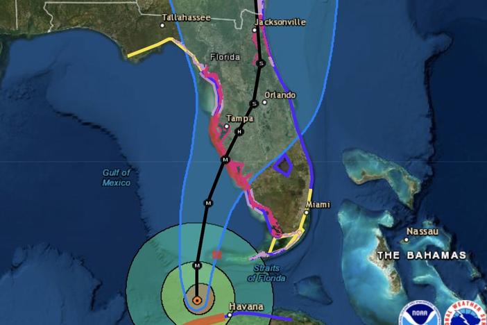 Hurricane Ian's forecast track has fluctuated — but storm experts warn that people shouldn't be preoccupied with the exact location of landfall, given the wide and dangerous impacts of a large storm.