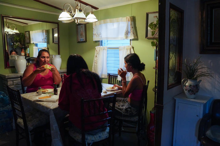 Carla Claure's daughters prefer eating homemade meals at home than the "nasty" food served at school.