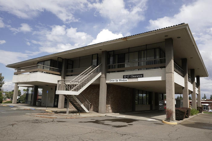 A commercial building sits empty Sept. 19 in Citrus Heights, Calif., northeast of Sacramento. Two new laws in California will let developers bypass local governments to build housing on commercial land.