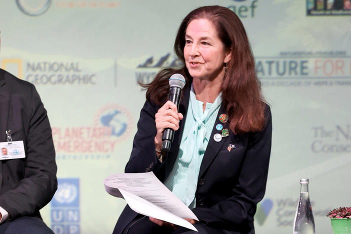 Monica Medina, assistant secretary of state for oceans and international environmental and scientific affairs is pictured on Sept. 20 in New York City. She will take on additional responsibilities as an envoy on biodiversity and water resources.