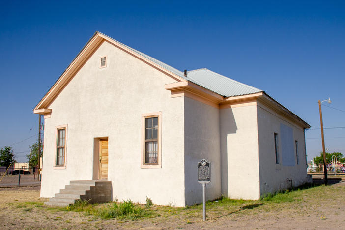 The Blackwell School in Marfa, Texas, pictured in May 2022.