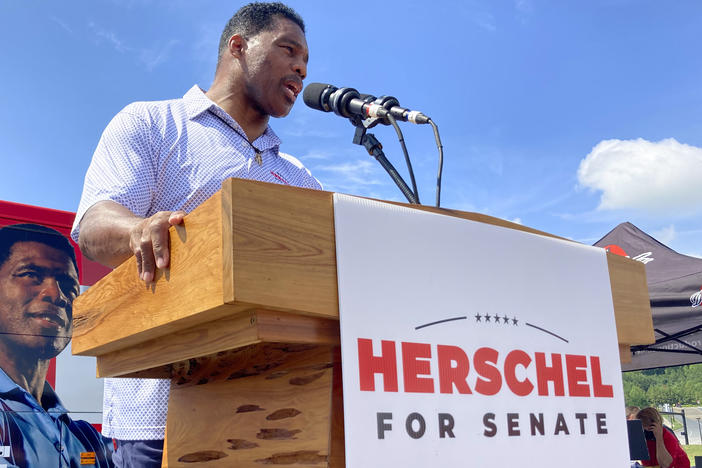 A report published late Monday alleges that GOP Senate candidate Herschel Walker, who has vehemently opposed abortion rights, paid for an abortion for his girlfriend in 2009. He called the accusation a "flat-out lie."