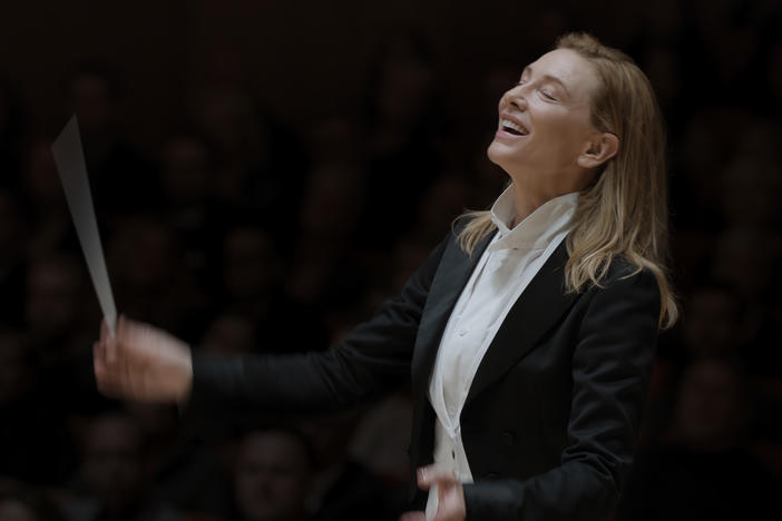 Cate Blanchett plays a world-renowned conductor in the film <em>Tár.</em>