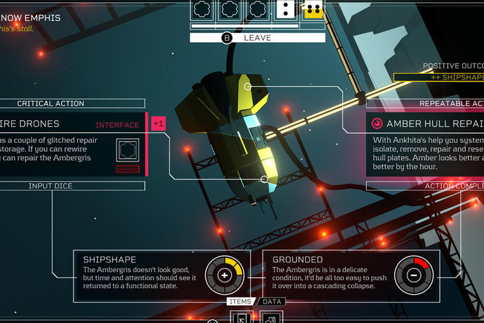 Screenshot from Citizen Sleeper