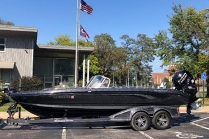 Authorities seized Chase Cominsky's fishing boat and trailer as a tool of crime, after he and his fishing partner were indicted on charges of cheating in a fishing tournament.