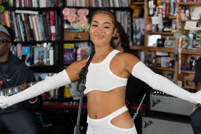 Joyce Wrice performs a Tiny Desk concert.