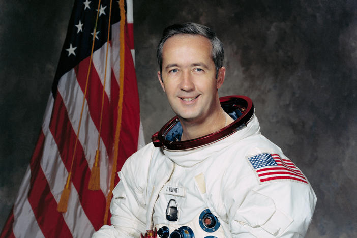 Astronaut Jim A. McDivitt's official portrait, taken in 1971. McDivitt has died at age 93.
