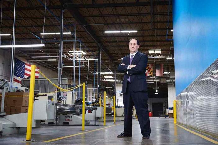 Drew Greenblatt runs Marlin Steel Wire Products in Baltimore. Ten months ago, he bought a second plant in Indiana that supplies the auto industry, among other customers.