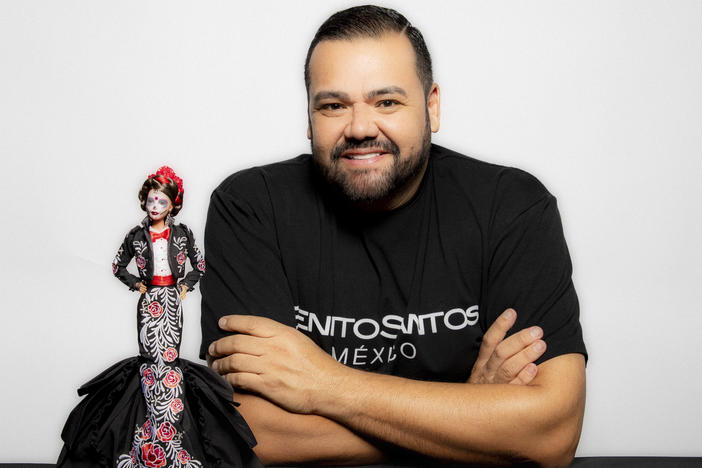 Mexican fashion designer Benito Santos said the Barbie doll's design is inspired by traditional charro outfits.