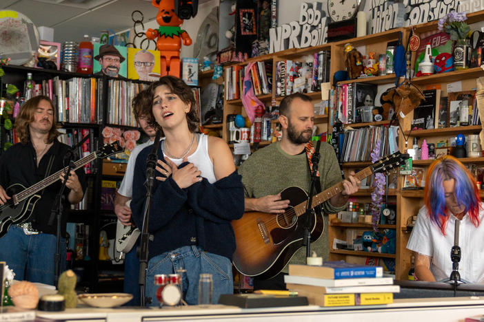 King Princess performs a Tiny Desk concert.