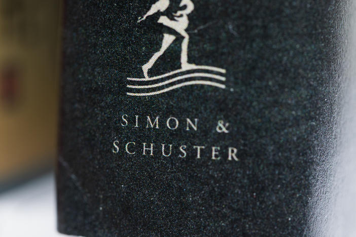 A book published by Simon & Schuster is displayed on Saturday, July 30, 2022, in Tigard, Ore.