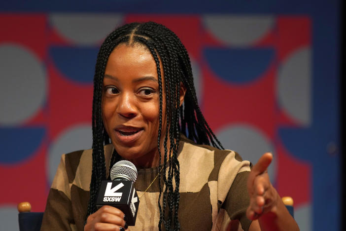 Alana Mayo speaks at the Austin Convention Center on March 14, 2022, in Austin, Texas.