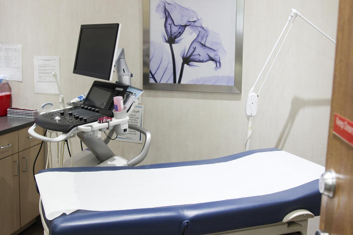 An empty exam room at Northland Family Planning in Sterling Heights, Mich.