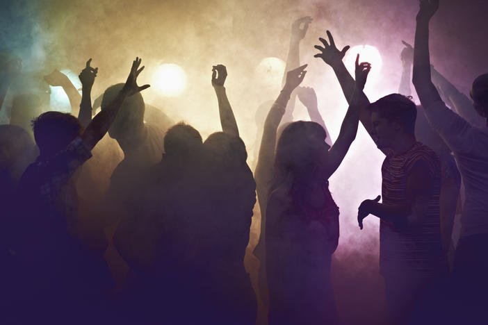 If you dance more when the bass hits, it could be because of your vestibular system.