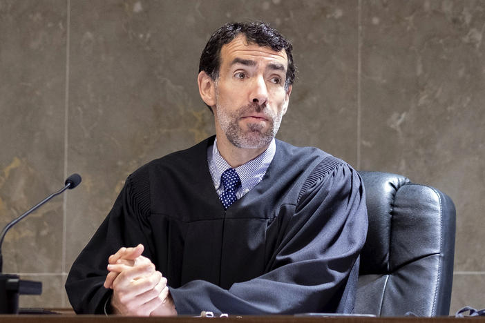 Fulton County Superior Court Judge Robert McBurney instructs potential jurors during proceedings to seat a special purpose grand jury on, May 2, 2022, in Atlanta. McBurney overturned Georgia's ban on abortion starting around six weeks into a pregnancy, ruling Tuesday, Nov. 15, 2022, that it violated the U.S. Constitution and U.S. Supreme Court precedent when it was enacted and was therefore void.