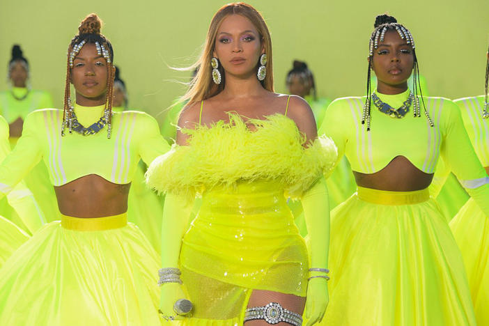 Beyoncé performs "Be Alive" during the Oscars last March. The song, written for the film 'King Richard' received one of her nine Grammy nominations.