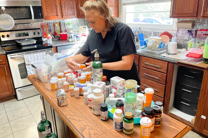 Cinde Lucas, whose husband Rick has suffered from long COVID, examines the many supplements and prescription medications he tried while looking for something to combat brain fog, depression and fatigue.