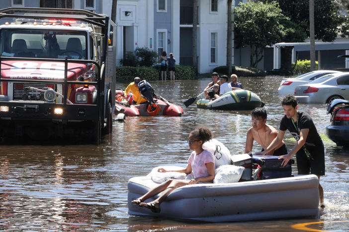 Hurricane Ian cause wide spread flooding when it dumped rain across Florida in September. A preliminary analysis found that Ian dumped at least 10% more rain because of climate change.