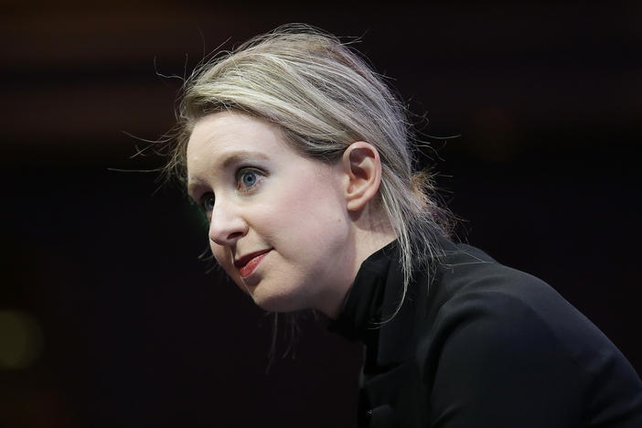 Founder and CEO of Theranos Elizabeth Holmes speaks at the Fortune Global Forum in San Francisco on Nov. 2, 2015.