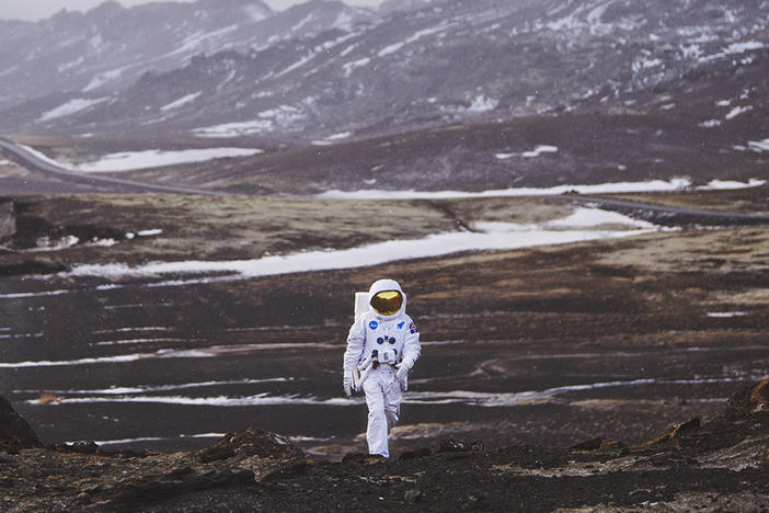 Iceland is like Mars — "if Mars had hot tubs," according to a new ad campaign from Visit Iceland.