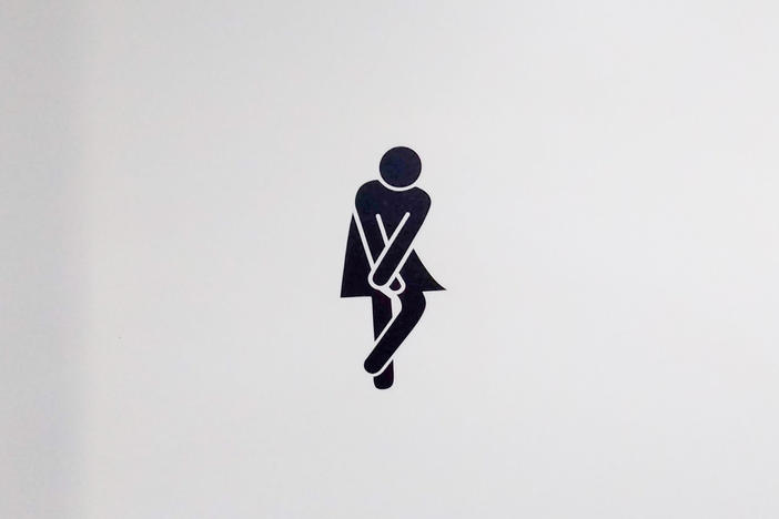 A sign from Valencia, Spain, is a reminder of how important it is to have access to a safe toilet.