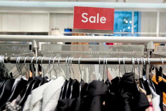 Clothing stores have been cutting prices, trying to sell off their glut of inventory.