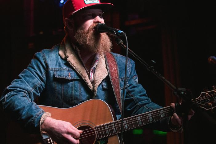 Jake Flint performs in January of 2020 at Mercury Lounge in Tulsa, Okla.