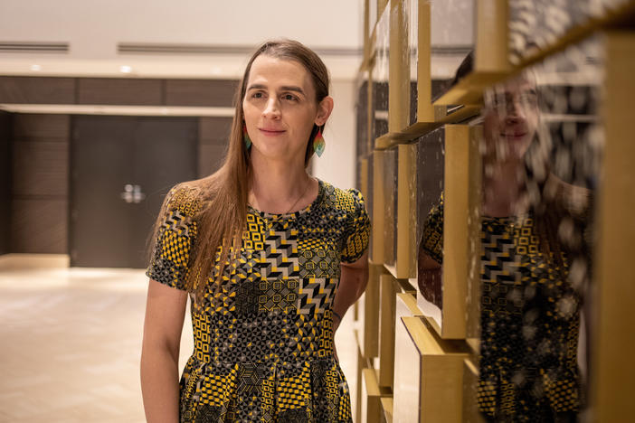 Zooey Zephyr, state Rep.-elect for the 100th district of the Montana House of Representatives, is the first openly trans woman to be elected in the state legislature. Zephyr poses for a portrait at the JW Marriott Hotel in Washington D.C., on Dec. 2, 2022.