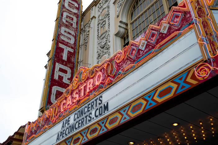 Exterior of the Castro Theatre in San Francisco. Live concert and comedy company, Another Planet Entertainment (APE), recently took over the historic movie theater's lease.