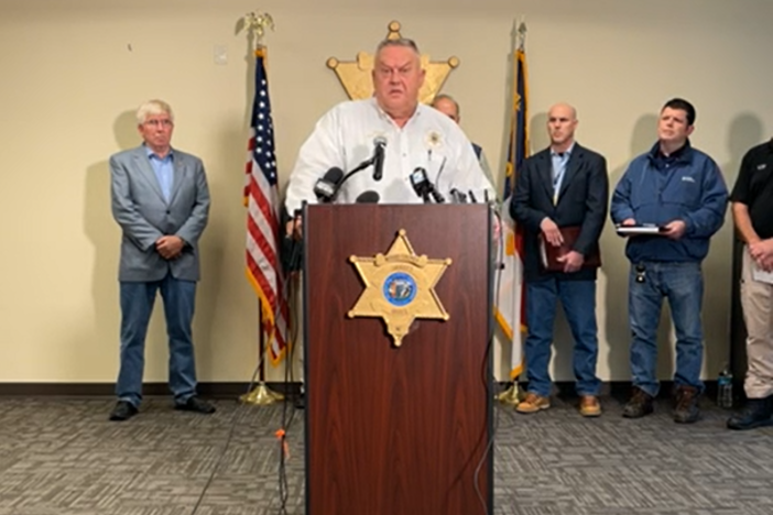 Moore County Sheriff Ronnie Fields announced a nighttime curfew for the county after gunfire damaged power substations.