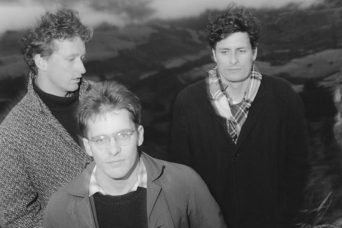 Hamish Kilgour (right) pictured with The Clean.