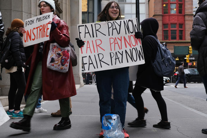 More than 250 workers at HarperCollins, one of the biggest publishers in the country, have been on strike since November.