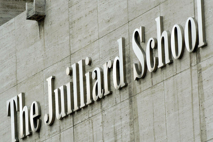 A 2005 exterior shot of The Juilliard School, which is located on the campus of Lincoln Center in New York City.
