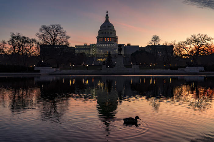 The U.S. Capitol is seen in Washington, D.C., early Dec. 14, 2022.