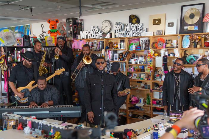 Usher performs a Tiny Desk concert during our 2022 Black Music Month takeover.