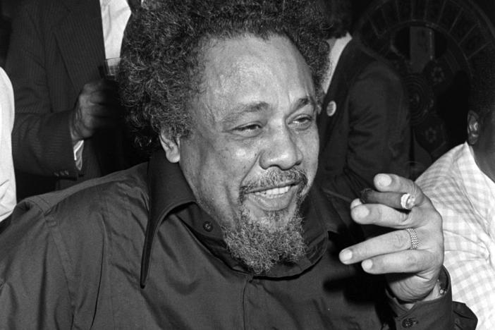 Charles Mingus, photographed at a party in New York on Aug. 4, 1976. For poet and critic Harmony Holiday, the complexities that underpin legacies like Mingus' were a constant puzzle this year.