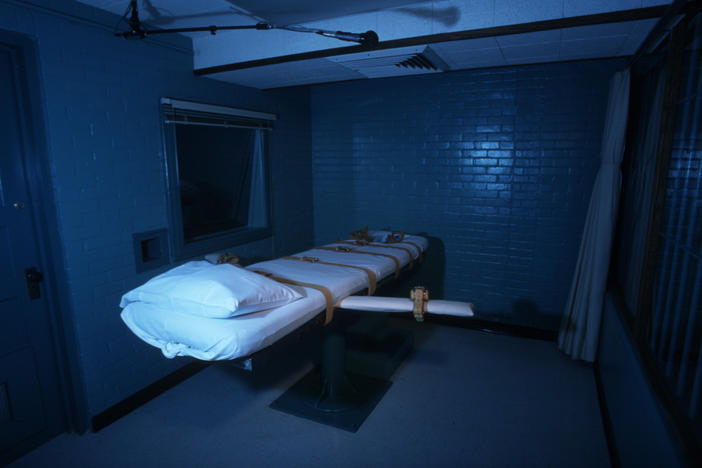 A Texas death chamber located in Huntsville, TX.