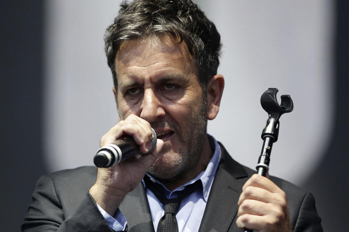 Musician Terry Hall of The Specials performs on the Main Stage, at the Isle of Wight Festival in Seaclose Park, Newport, Isle of Wight, England, on June 14, 2014.
