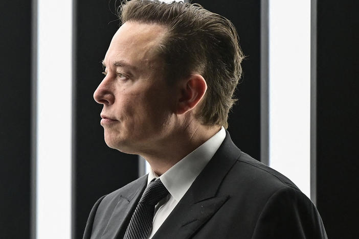 Nothing this year brought home the dangers in private ownership of major social media platforms more than the capricious, often-destructive and regularly unpredictable actions of Twitter CEO Elon Musk. He is pictured above at Tesla's "Gigafactory" in Germany on March 22, 2022.