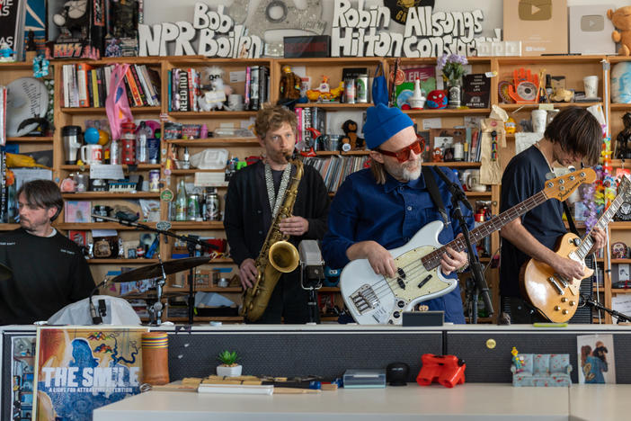 The Smile perform a Tiny Desk concert.