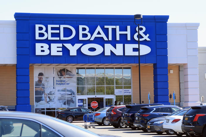 Bed Bath & Beyond has lost shoppers and money after a series of ineffective or mistimed turnaround attempts. It has also exhausted numerous financial lifelines. Shown here is a Bed Bath & Beyond store in Westbury, New York.