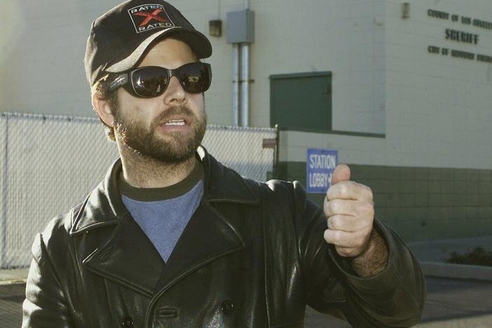 One-time child actor Adam Rich, who starred in the 1970s TV show <em>Eight is Enough,</em>" walks out of a sheriff's station after posting bail in City of Industry, Calif., in 2002.