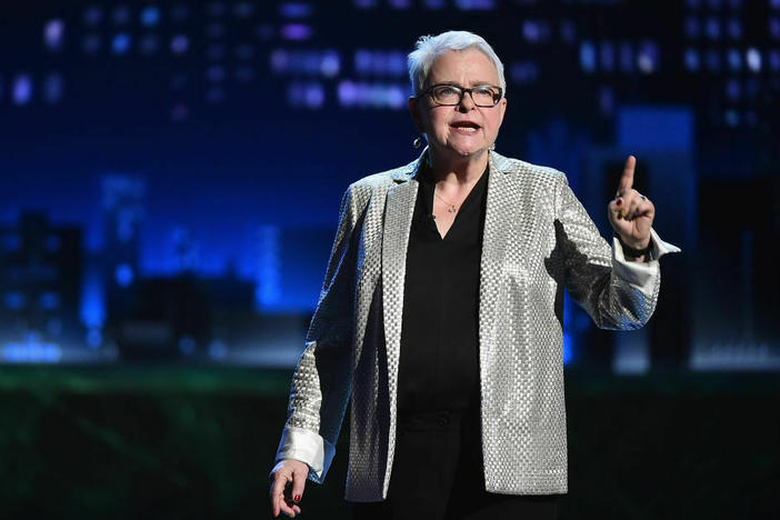 Playwright Paula Vogel speaks onstage during the 2017 Tony Awards.