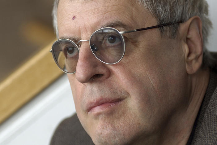 Poet Charles Simic is photographed at the City University of New York, May 13, 2003.