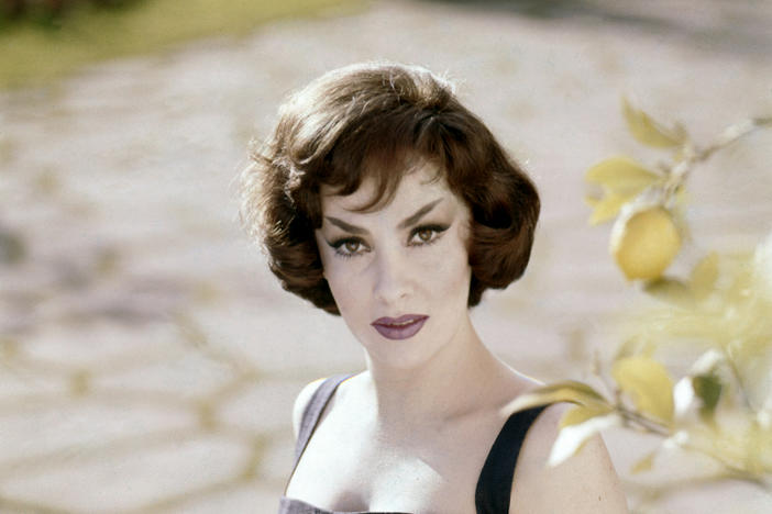 A photo taken in the 50s of Italian actress Gina Lollobrigida. Lollobrigida, who embodied the Italian stereotype of Mediterranean beauty and was dubbed "the most beautiful woman in the world" after the title of one her movies, has died at age 95.