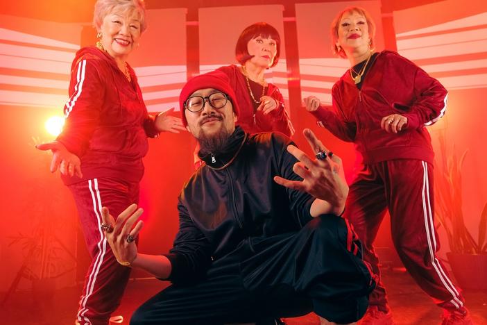 Members of the Grant Avenue Follies, a senior cabaret dance troupe based in San Francisco's Chinatown, collaborated with rapper Jason Chu on the Lunar New Year song "That Lunar Cheer."