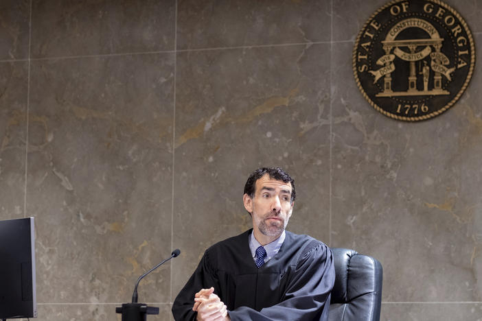 In this May 2022 file photo, Fulton County Superior Court Judge Robert McBurney speaks during proceedings to seat a special purpose grand jury in Fulton County, Ga., to look into the actions of former President Donald Trump and his supporters who tried to overturn the results of the 2020 election.